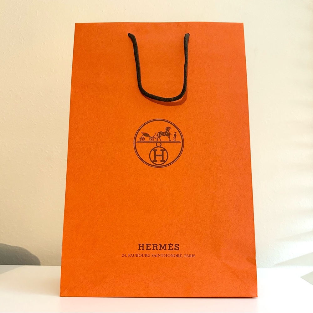 Hermès shopping gift bag